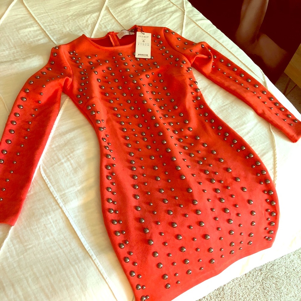 COPY - Woman’s size 2 Club L Long sleeve stud dress